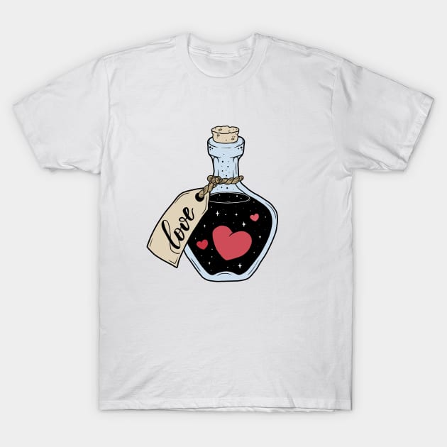 Love in a bottle T-Shirt by valentinahramov